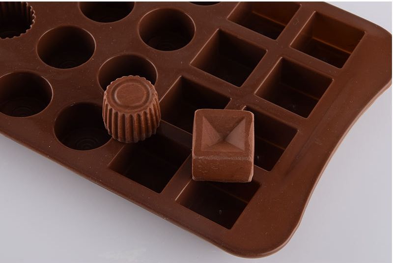 Silicone Chocolate Fructose Cake Baking Mold Pudding Ice Tray  Shape Silicone Multi-Shaping Mold
