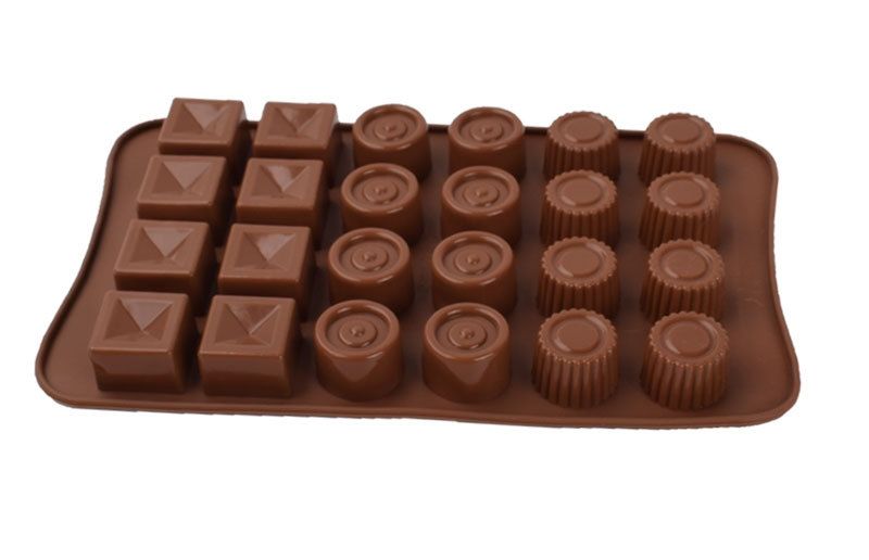 Silicone Chocolate Fructose Cake Baking Mold Pudding Ice Tray  Shape Silicone Multi-Shaping Mold