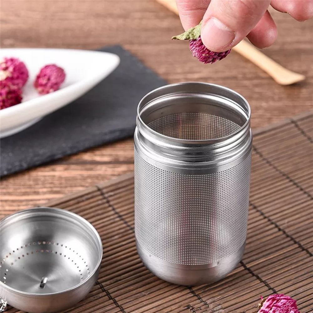 Stainless Steel Tea Infuser Tea Leaves Spice Seasoning Ball Strainer Teapot Fine Mesh Coffee Filter Teaware Kitchen Accessories