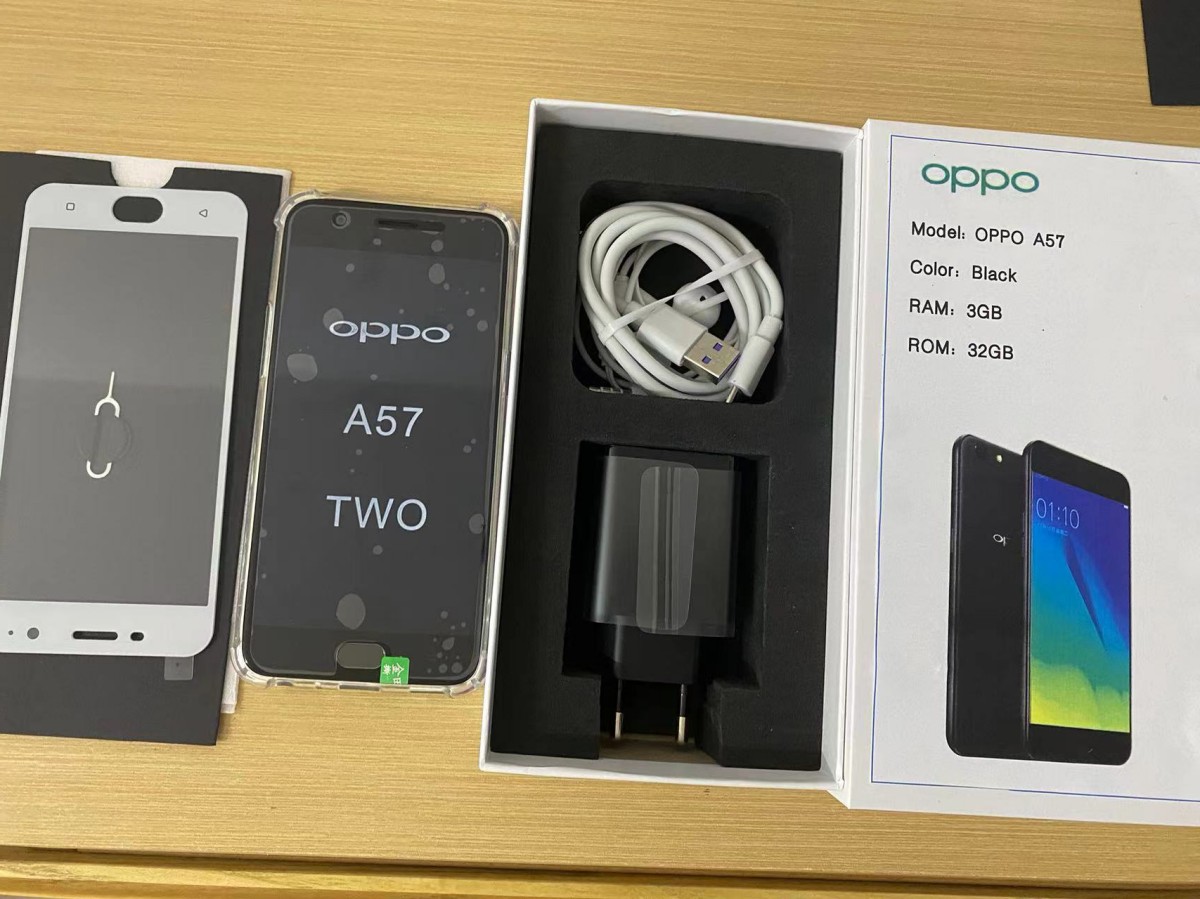 Refurbished OPPO A57 Fingerprint 3+32GB Dual SIM Fingerprint Expandable Storage Google System 2900mAh 13MP Rear Camera 16MP Front Camera
