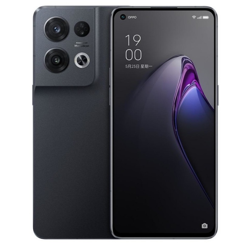 Refurbished Phone OPPO Reno 8 Pro 5G 6.62'' 128/256GB Dual SIM 120Hz AMOLED Screen 4500mAh 80W Charge 50+ 8+2MP(Main Camera) 32MP Front Camera MTK 8100