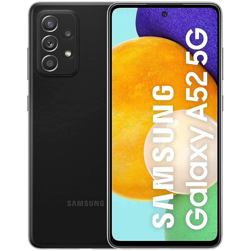 Refurbished Phone SAMSUNG A52 5G Dual SIM IP67 6.5'' 120Hz Super AMOLED 4500mAh 64MP+32MP Camera Fingerprint Unlock Snapdragon 750G