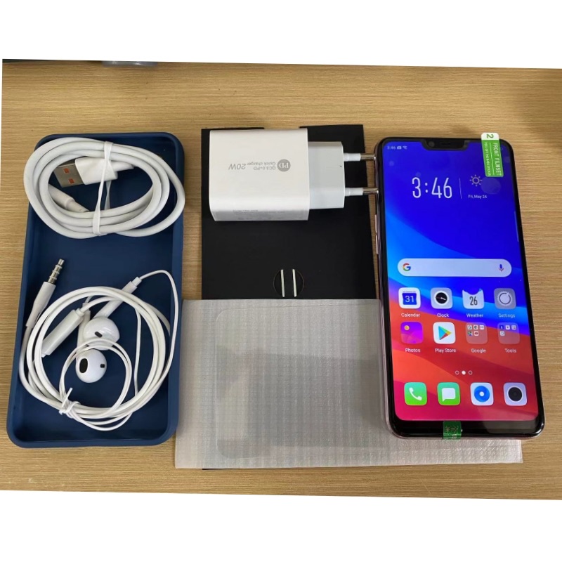 Refurbished Phone OPPO A5 4G 6.2'' Dual SIM( it can't support Safaricom SIM )  4+64GB 4230mAh Battery Back Camera 13+2MP Front Camera 8MP Snapdragon 435 Fack Unlock with Original Screen