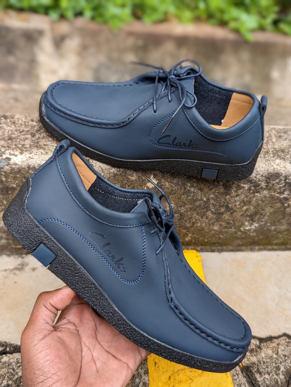High Quality Clarks Leather Men's Shoes Wallabees