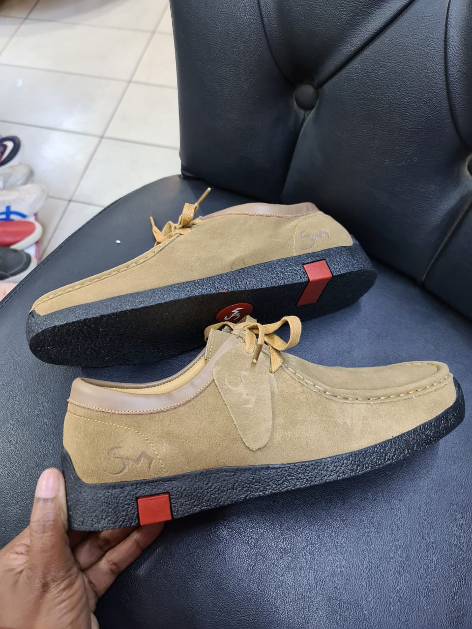 High Quality Clarks Leather Men's Shoes Wallabees