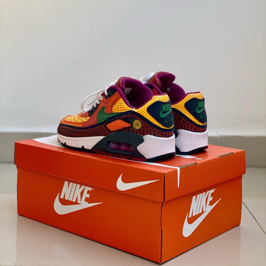High Quality Airmax 90 Dia de muertos Men's Fashion Sneakers