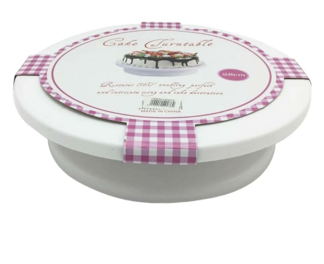 Rotating Cake Turntable Cake Stand, Revolving Cake Stand,Cake Decorating Tools,White Baking Cake Decorating Supplies