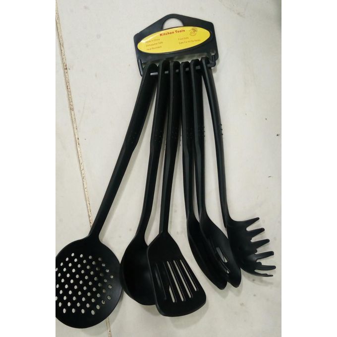 6 Piece Non-Stick Cooking/Serving Spoons Set
