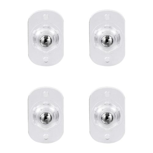 Mini Caster Wheels 360 Degree Rotation S Adhesive Stainless Steel Rollers Appliance Slider For Storage Bins Smallniture