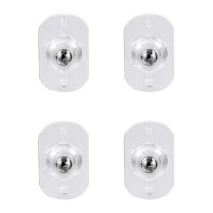 Mini Caster Wheels 360 Degree Rotation S Adhesive Stainless Steel Rollers Appliance Slider For Storage Bins Smallniture