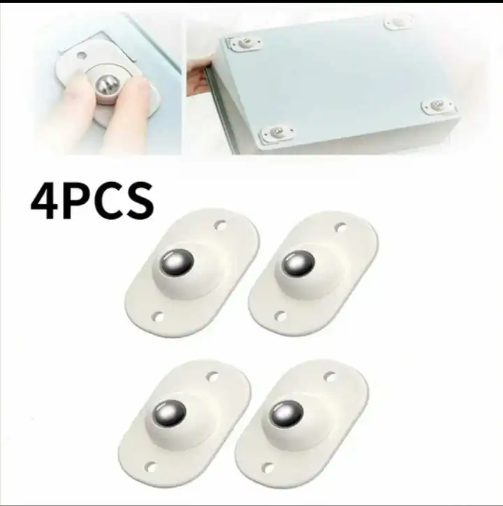 Mini Caster Wheels 360 Degree Rotation S Adhesive Stainless Steel Rollers Appliance Slider For Storage Bins Smallniture