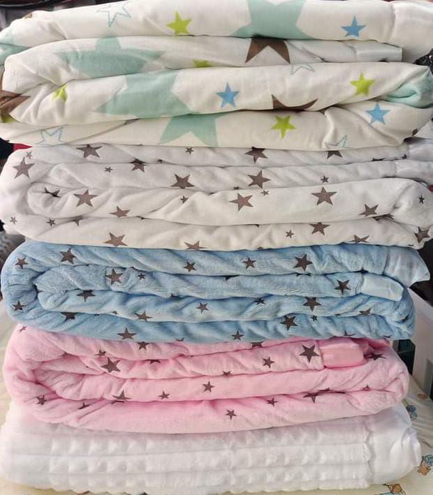 Fashion Warm Silky Fleece Baby Shawl Blanket