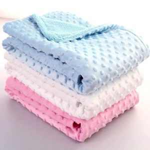 Fashion Warm Silky Fleece Baby Shawl Blanket
