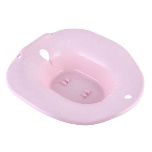 Toilet Wash Basin Hip Shower Soaking Bath Pregnant Woman Wash - Pink Without Spray Tube