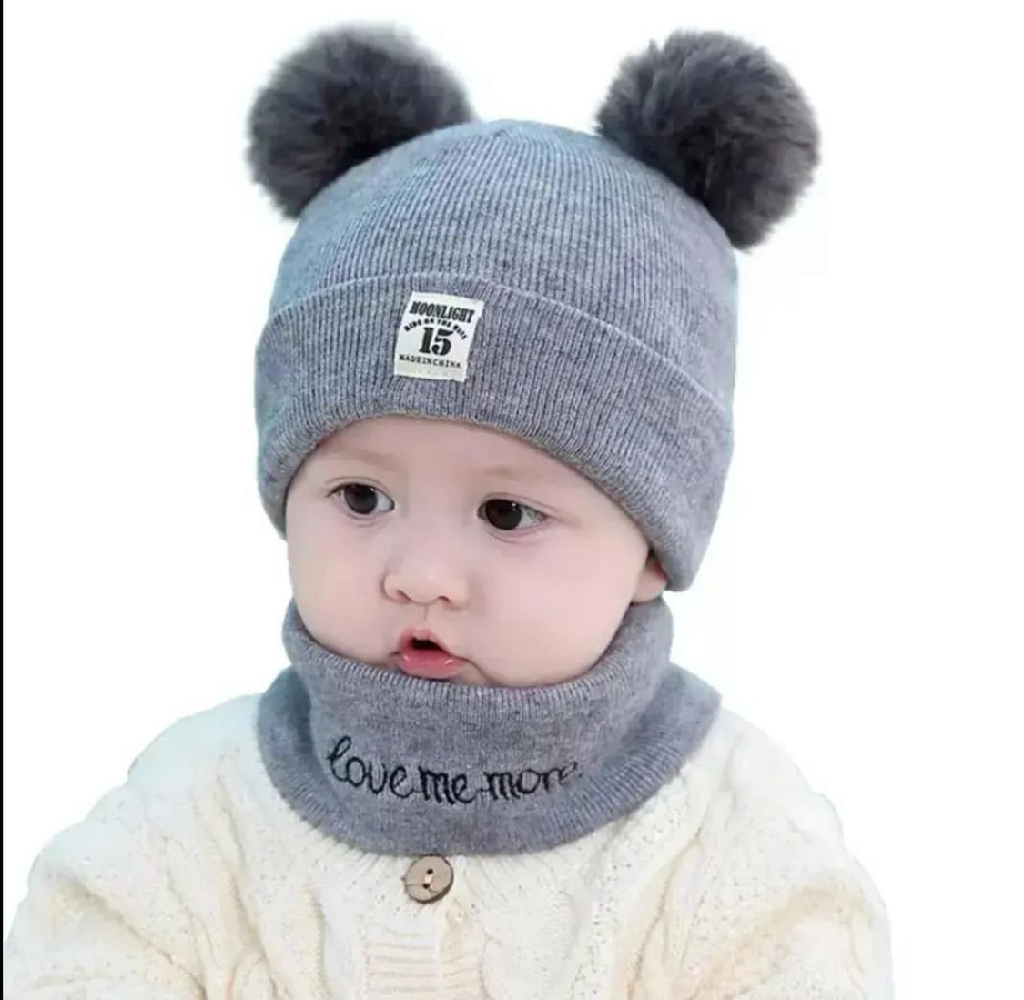 Baby Hat With Scarf
