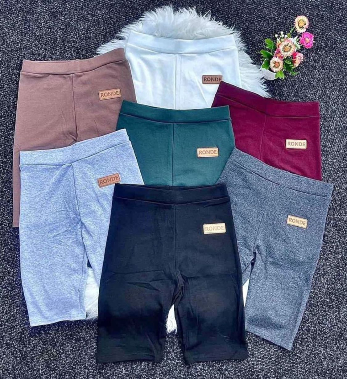 Ronde Highwaist Soft Cotton Stretch Ladies Biker Short Tight