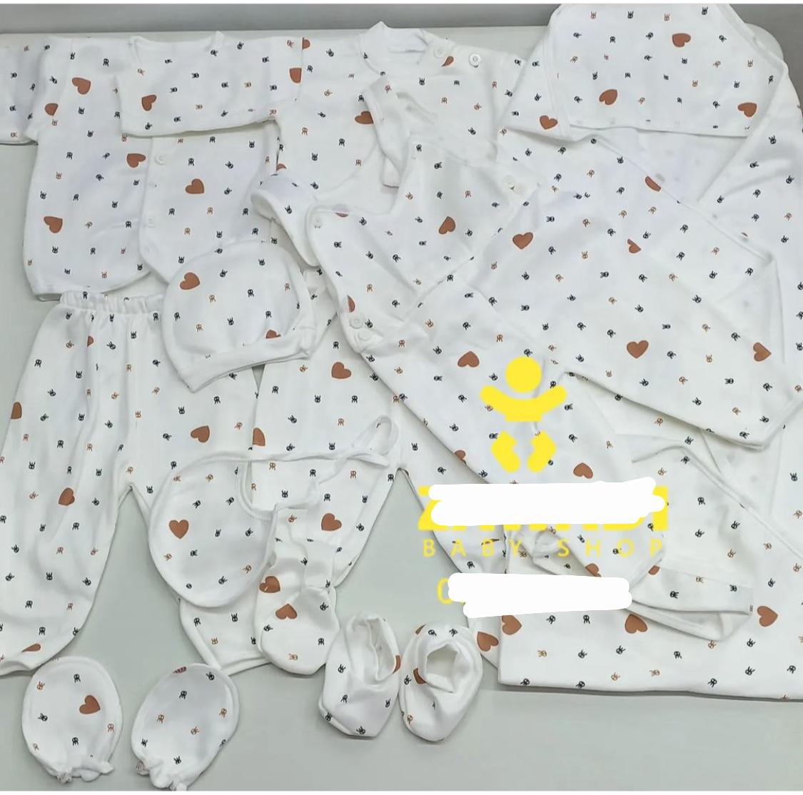 Newborn Receiving Baby 11 Pieces-Baby Suit - Unisex