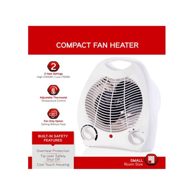 Room Heater With A Fan With Automatic Temperature Control