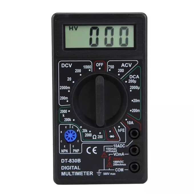 Digital multimeter AC/DC tester voltimeter ammeter