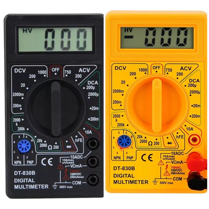 Digital multimeter AC/DC tester voltimeter ammeter