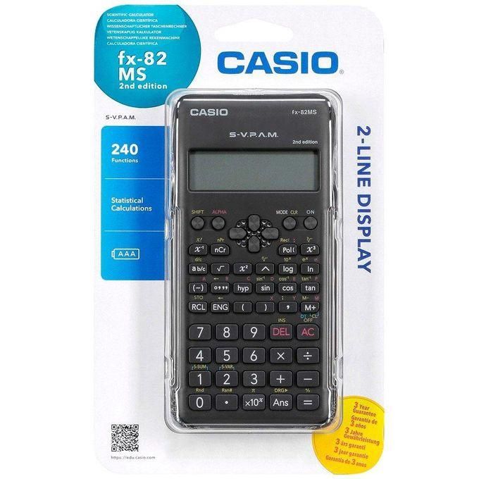 Casio FX-82MS 2nd Edition Scientific Calculator With QR Code