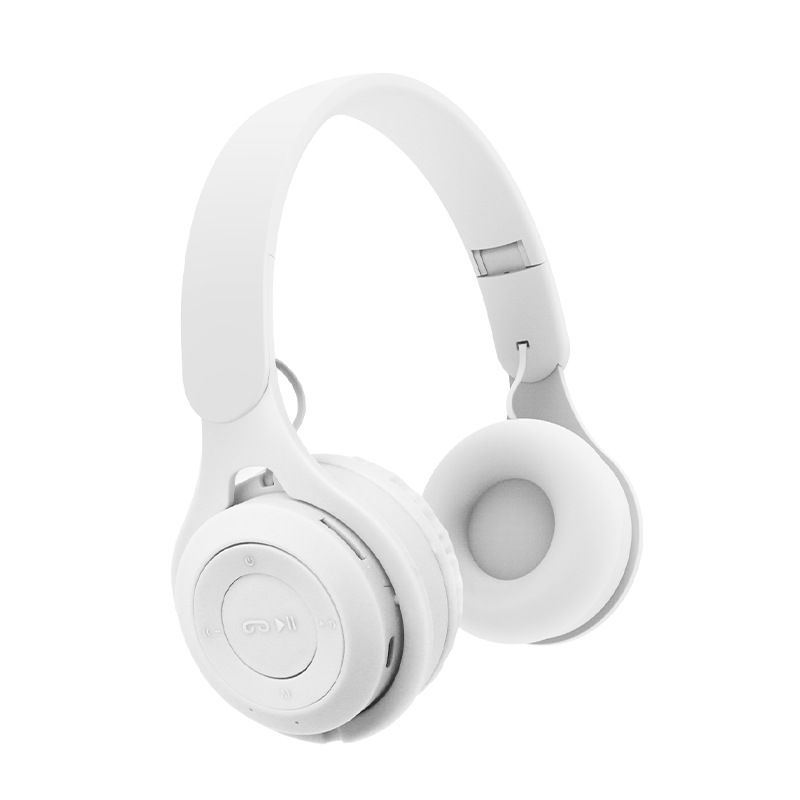 Stereo Bluetooth Headphones Wireless Bass Sound Headsets Noise-Reduction Earphones TF card Supported Foldable Headphones Macaron Color Headphones