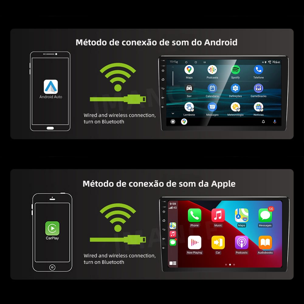 Car Android Radio 9". Android 13 with car Play