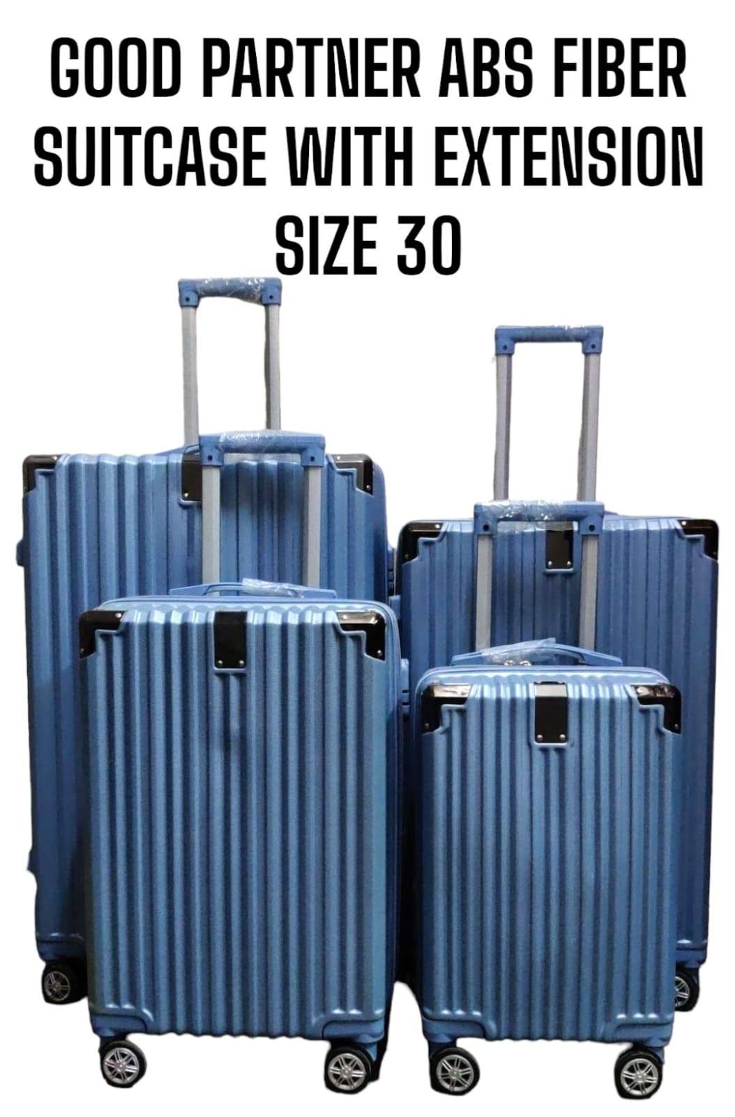 Suitcases With Spinner Wheels Made of Plastic Metal materials for hard shell, which make the luggage more durable, lighter and impact-resistant. Features textured finish to prevent against scratches,