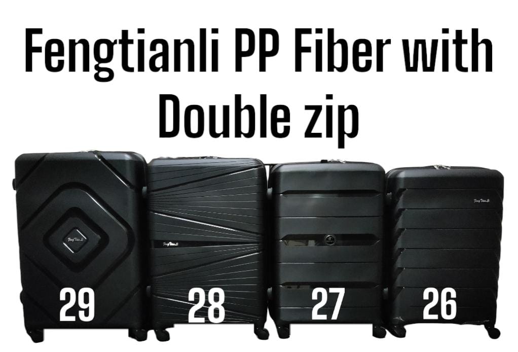 PVC High Quality Travel Suitcase Travel Bag Travel Briefcase With Wheel  WITH DOUBLE ZIP  Made of durable PVC material
Lightweight and easy to transport
3-piece set: large suitcase, medium suitcase,