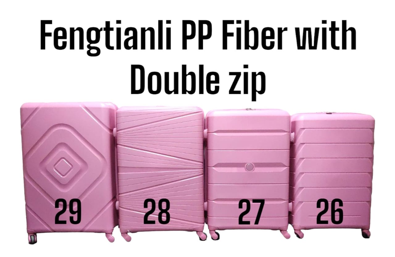 PVC High Quality Travel Suitcase Travel Bag Travel Briefcase With Wheel  WITH DOUBLE ZIP  Made of durable PVC material
Lightweight and easy to transport
3-piece set: large suitcase, medium suitcase,