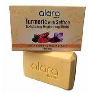 Alara Turmeric With Saffron Exfoliating Brightening Soap