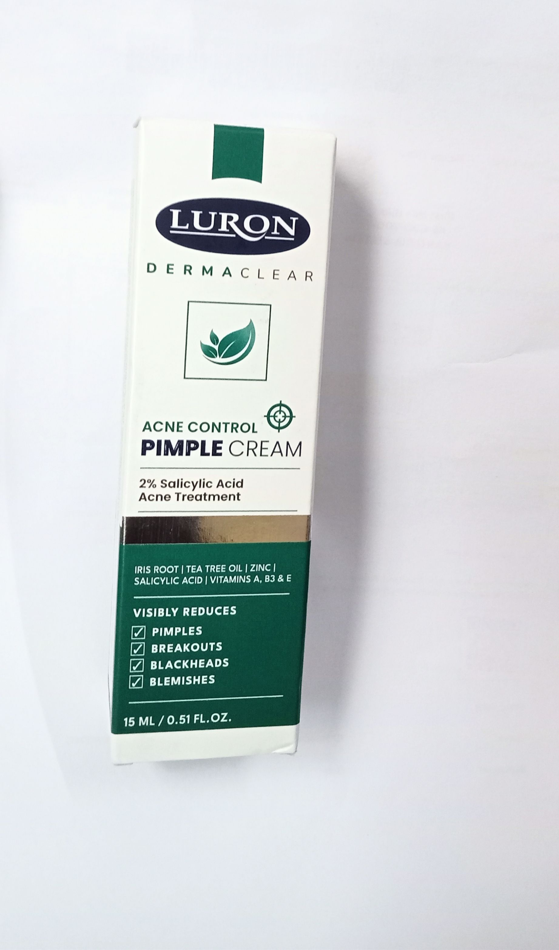 Luron Pimple Cream Acne Control Fast Acting