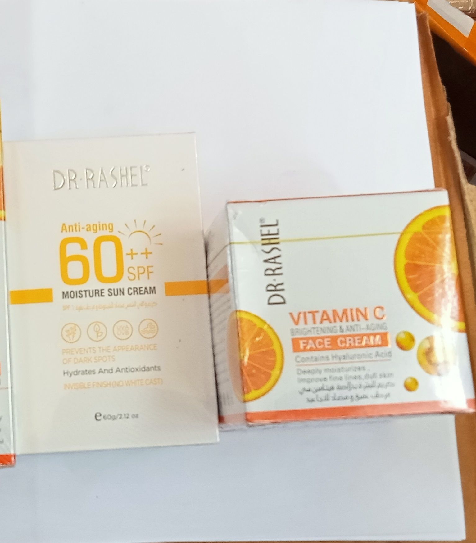 Dr. Rashel Anti-Aging Vitamin C Cream and Sun cream 60spf++