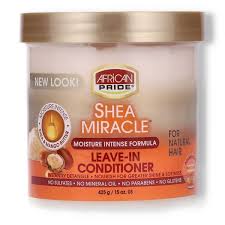AFRICAN PRIDE Leave-in Conditioner, Shea Miracle Moisture Intense for Natural Hair