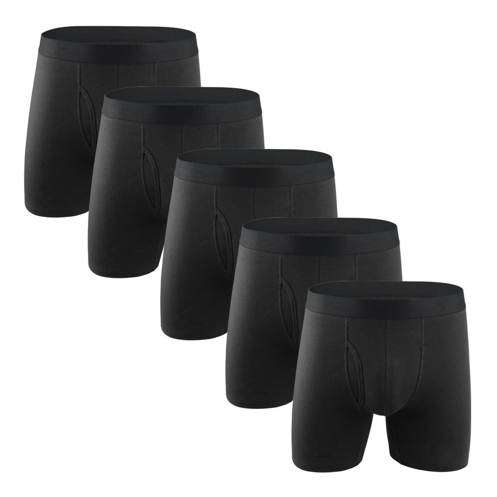 Men's Underwear Boxer Briefs Pack, Cotton ComfortSoft Boxer Brief for Men, Moisture-Wicking Breathable, Multipack