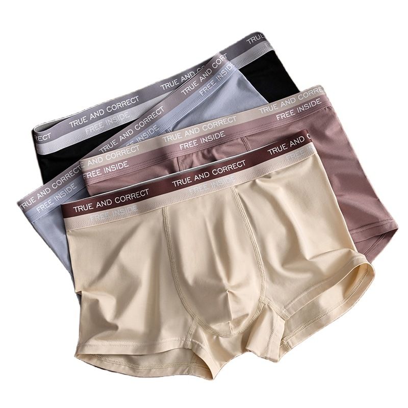 Men's Underwear Boxer Briefs, Cotton Stretch Moisture-Wicking Underwear, 4-Pack