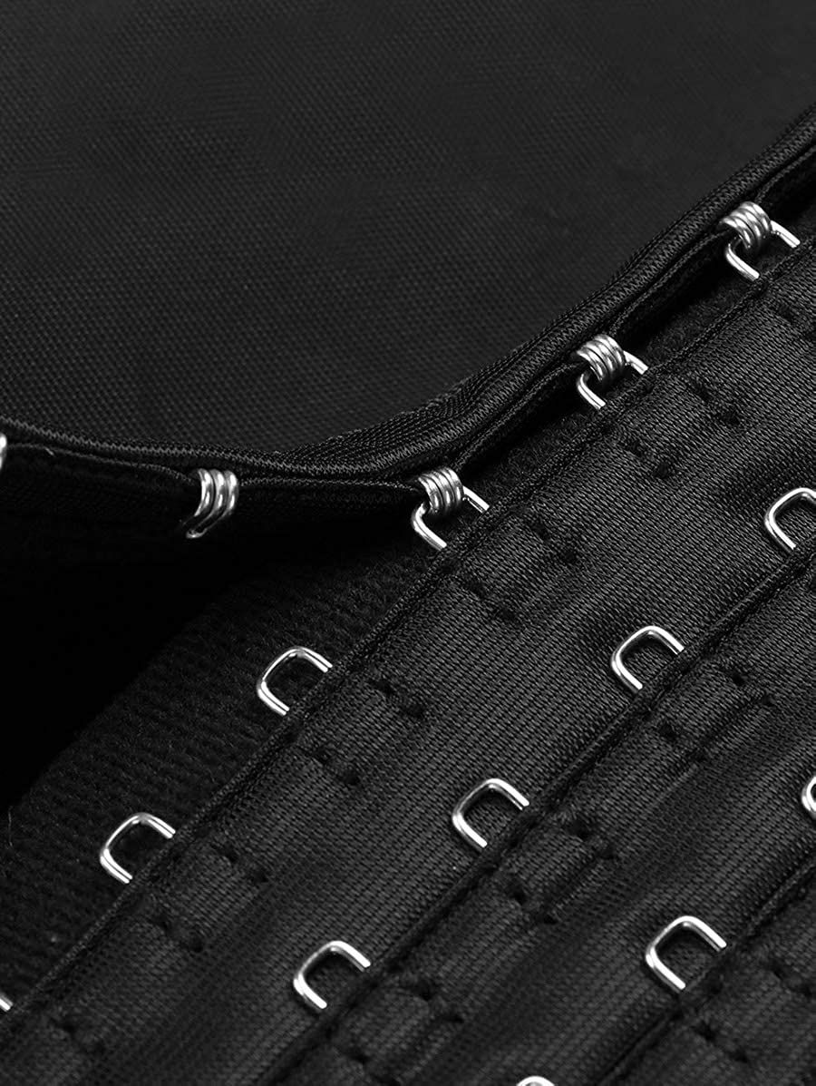 Sweat Waist Trainer for Women Two Belts, Neoprene Workout Corset Waist Trainer Cincher Trimmer Shaper Three-breasted