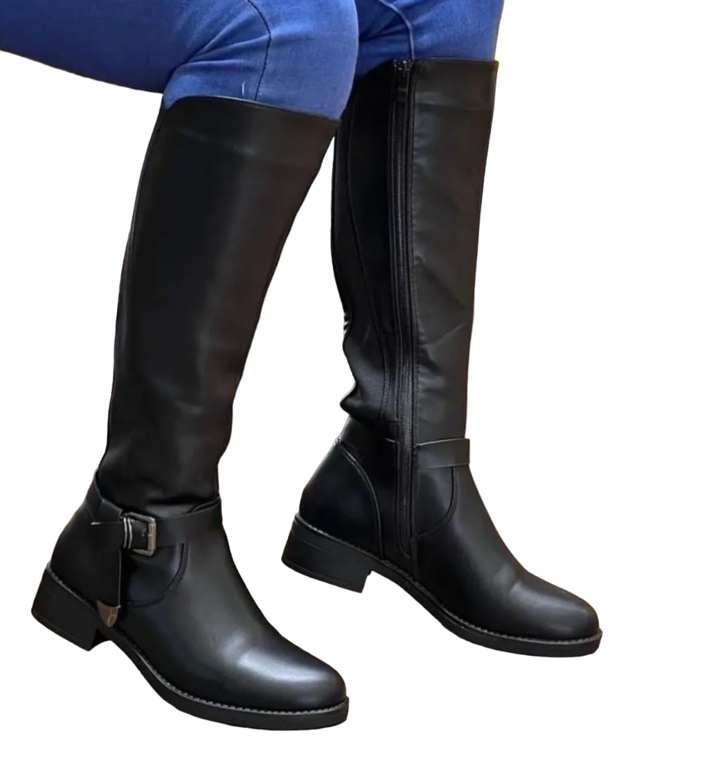 Taiyu Knee High Women Boots Knee Length Boots Leather Material With Rubber Sole