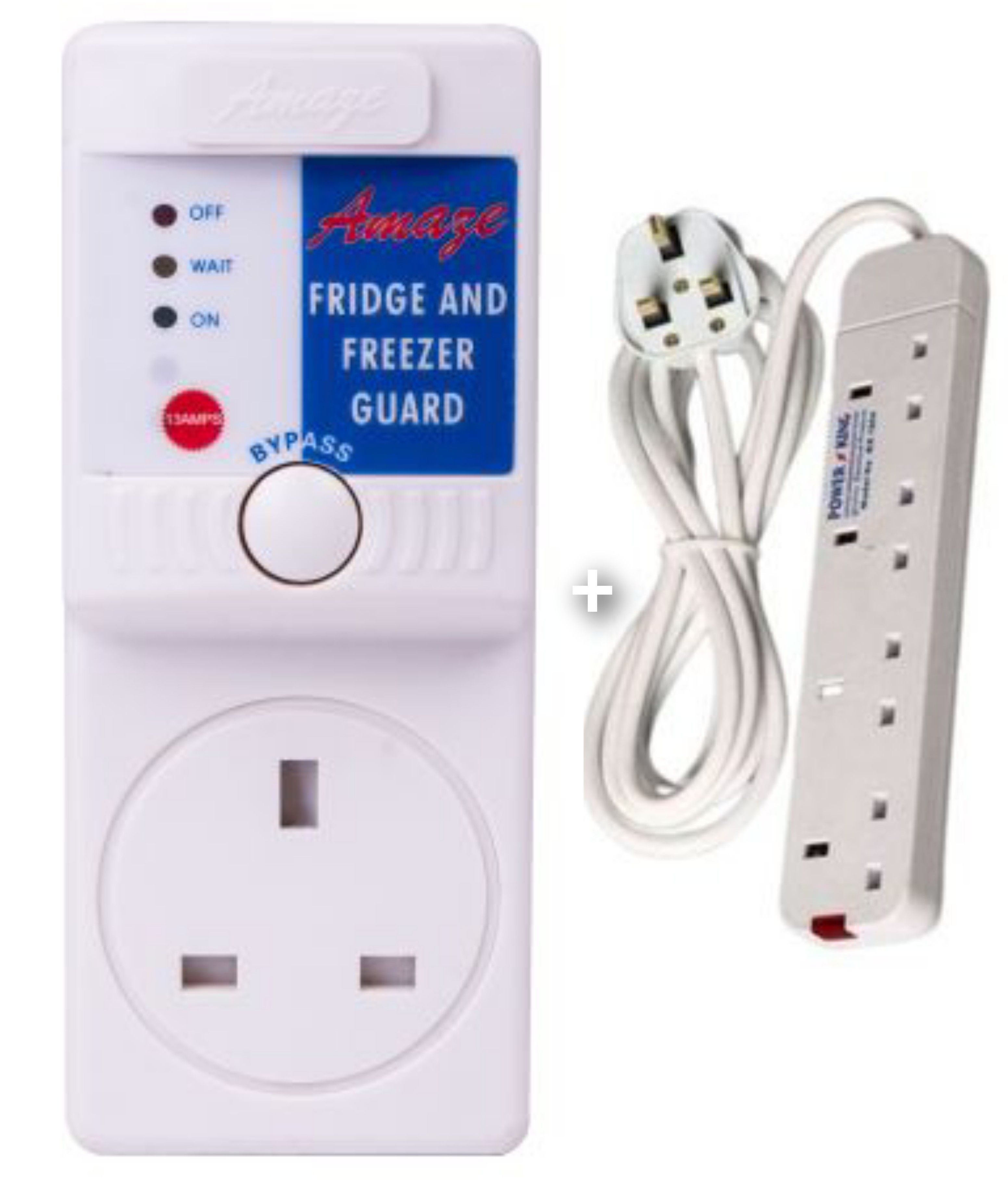 AMAZE FRIDGE GUARD + FREE 4 WAY SOCKET EXTENSION CABLE (SPECIAL OFFER)