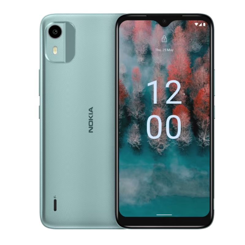 (Brand new) NOKIA C12 PRO 6.3 Inches 64GB ROM 4(2+2)GB RAM Dual Sim 8MP +5MP Camera Android 12 Smartphone