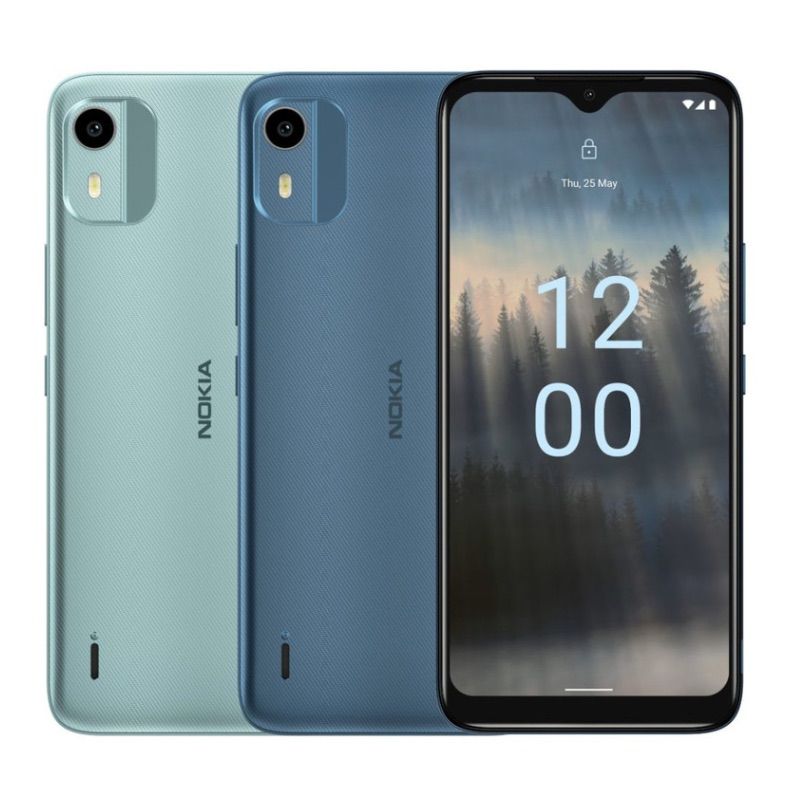 (Brand new) NOKIA C12 PRO 6.3 Inches 64GB ROM 4(2+2)GB RAM Dual Sim 8MP +5MP Camera Android 12 Smartphone