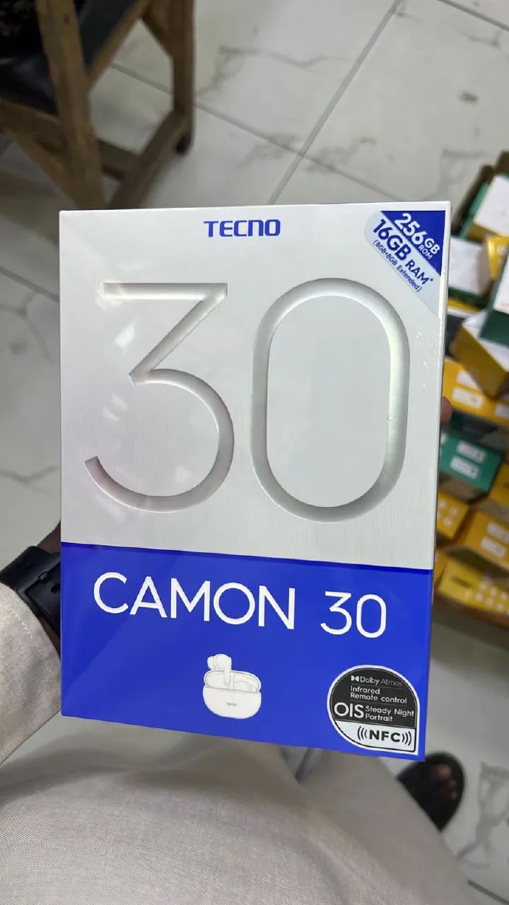 New Arrival TECNO CAMON 30 6.78" 120Hz 256GB+16(8+8)GB RAM MTK Helio G99 AMOLED  50MP Dual Speaker 70W 5000mAh Android 14 Dual Sim Smart Phone