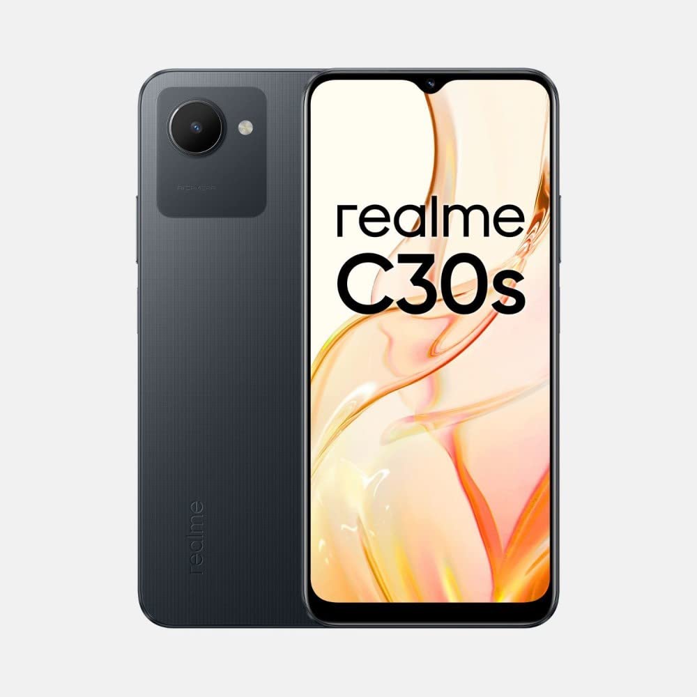 Realme C30S Smartphone 6.5'',IPS LCD(3GB + 64GB) 5000mAh (Dual SIM),8MP,.sided Fingerprint Android 12 Smart phones Blue