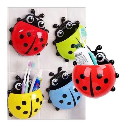 Cute Kids Ladybird Toothbrush Holder
