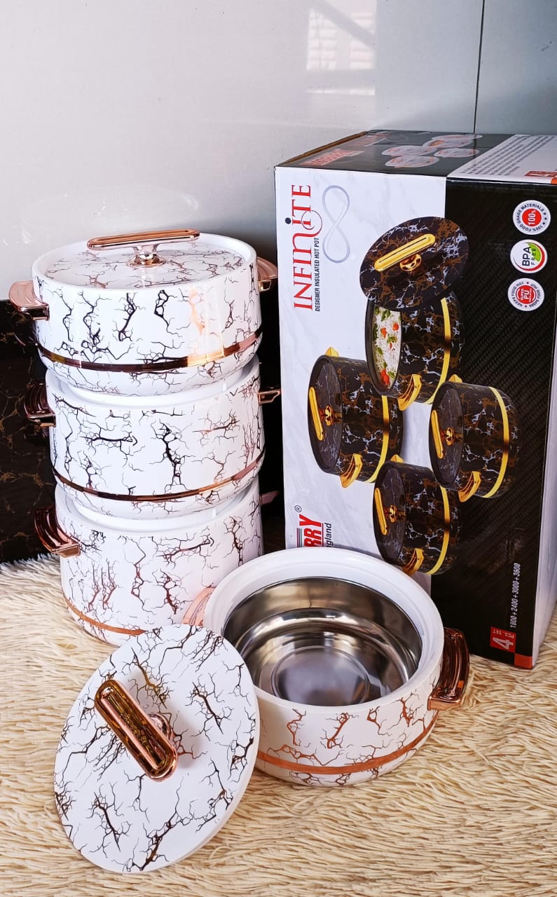 Infinite Hotpot 4 pieces - PREMIUM RANGE PLASTIC DESIGNER HOTPOT