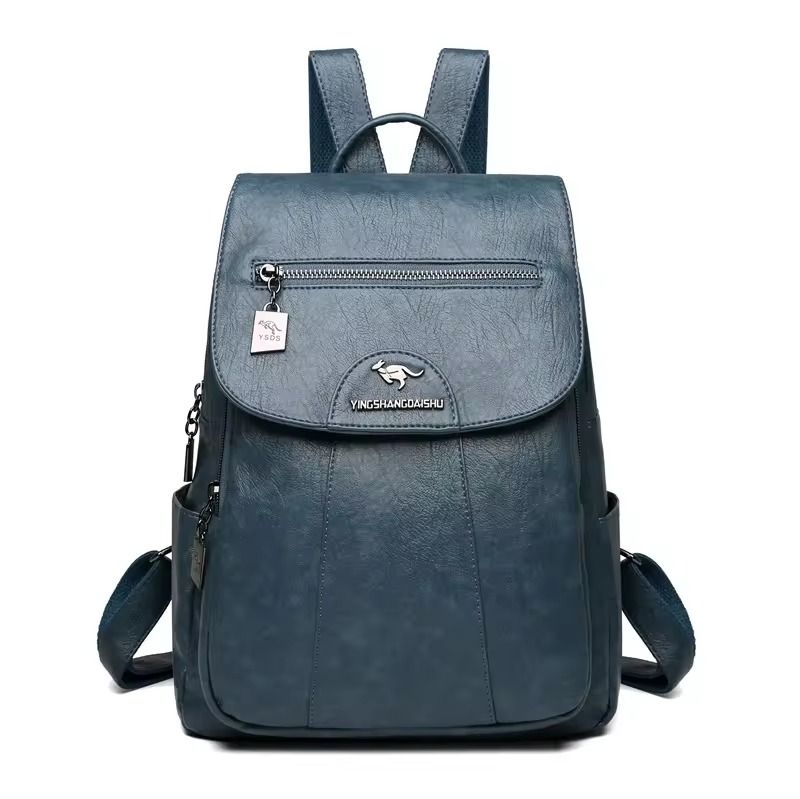 Women's Backpack New High Quality Soft Leather Leisure Travel Large Capacity School Bags for Teenage Girls