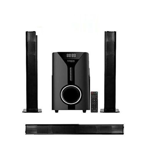 Sound Bar System 2.1CH Multimedia Bluetooth Woofer Speaker System V527 Soundbar BT/USB/SD/FM Subwoofer Home Audilo System Soundbar with Remote Control 9000W