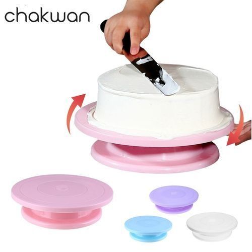 Signature Plastic Cake Turn Table 28 CM