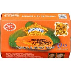 Asantee Papaya And Honey Whitening Anti Acne Soap - 125g