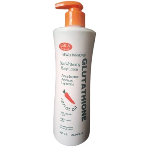 Glutathione Skin Whitening Lotion With Carrot Oil, Vitamin C And E -600ml